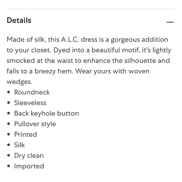 A.L.C. ‘Elara’ Sleeveless Silk Midi Dress - Size 6 - NWT ($650US)! - Picture 8 of 10